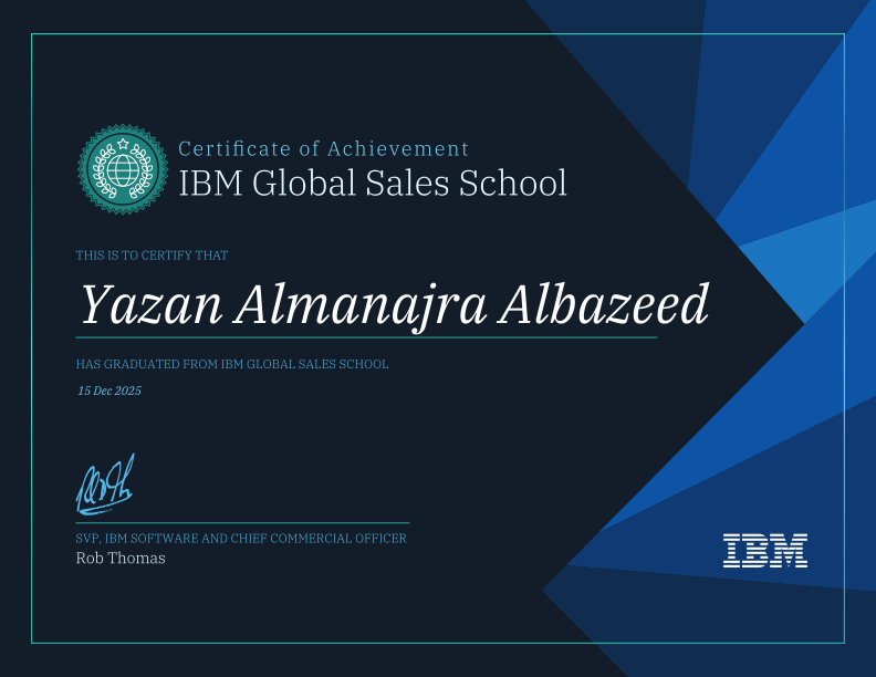 Certificate of Achievement