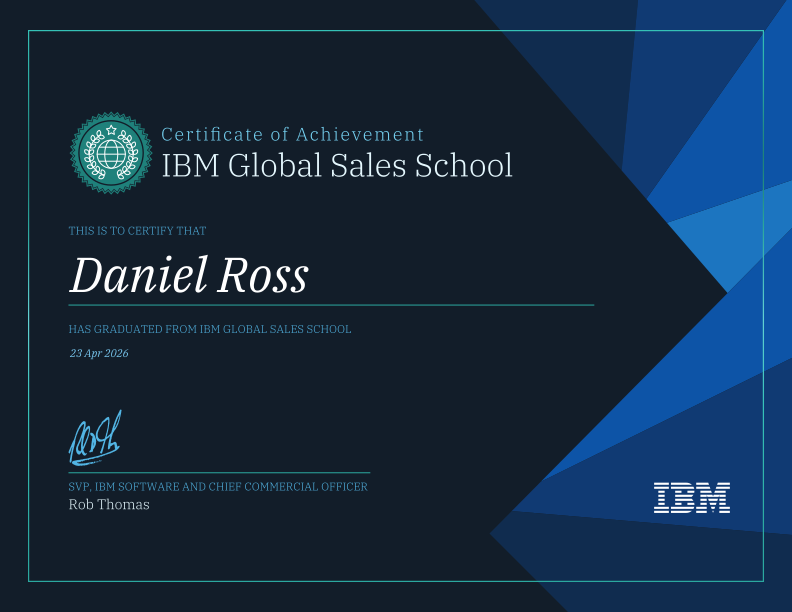 Certificate of Achievement